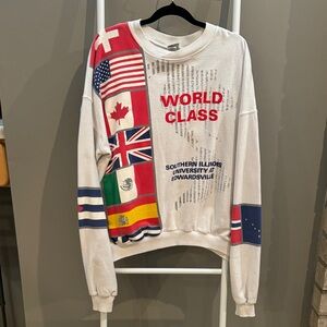 Vintage World Class Flag Sweatshirt